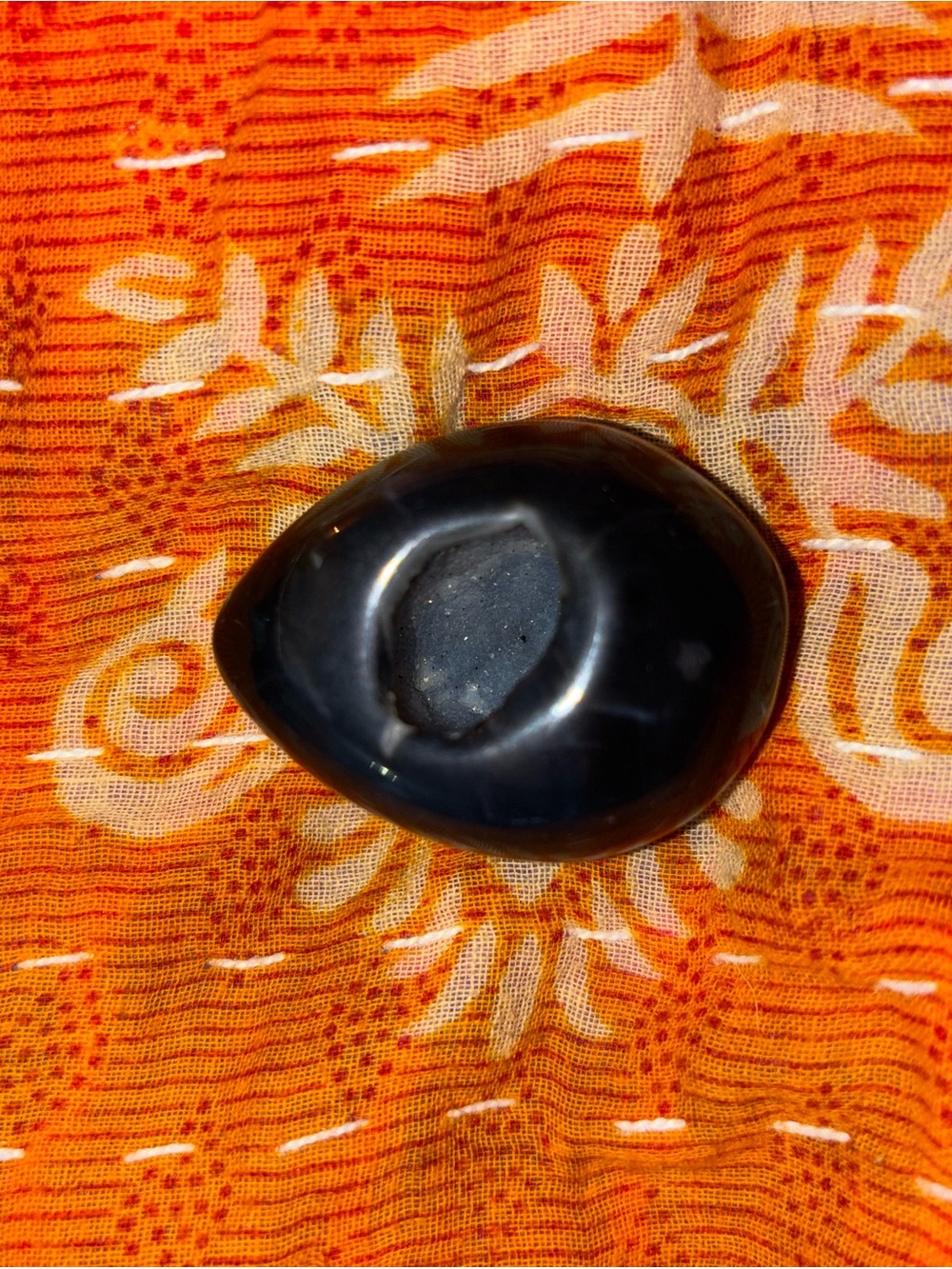 Polished Black Agate Decorative Stone - Women Accessories
